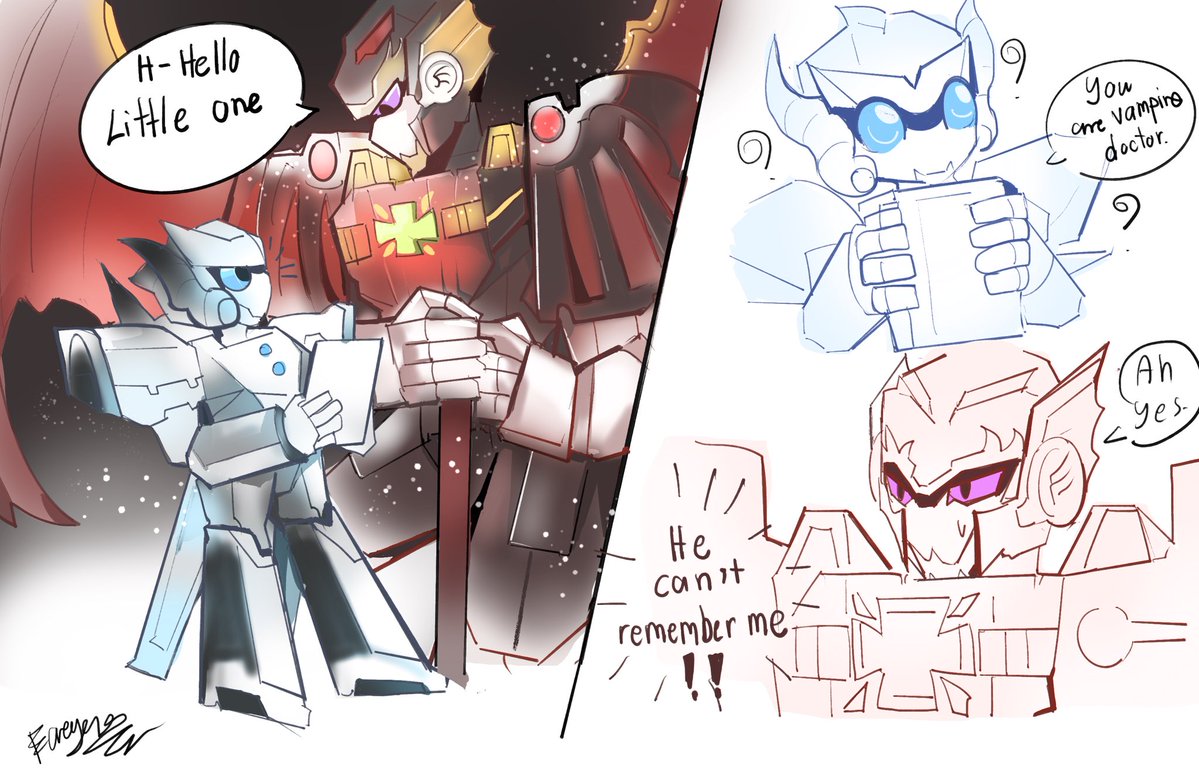 euraysia's tweet photo. Blood wing and Little Zero 02
Secret mom

.
.
.
.
.
.

Bloodwing left Little Zero and came back to see his son again but Little Zero didn't remember that BW was mother.😭 https://t.co/LrAwjOGjBN