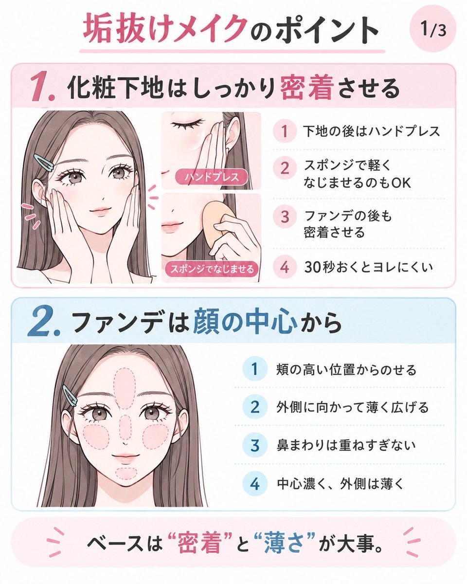 saki_no_beaty's tweet photo. 垢抜けメイクの基本はコレ。押さえておけば手っ取り早く垢抜け顔が出来上がる‼️ https://t.co/NTJw4PgvWH