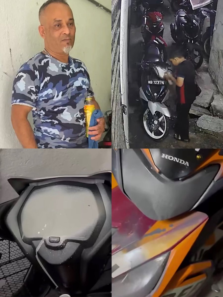 ameydeen_'s tweet photo. Kantoi Sembur Cat Dekat Motor Penduduk, Rupanya Angkara Anak Rohingya Di Flat Taman Kosas

Pagi tadi kecoh dekat Flat Taman Kosas, Ampang sebab ada kes motor penduduk kena sembur dengan cat kelabu. 

THREAD https://t.co/mFjpgg1diB