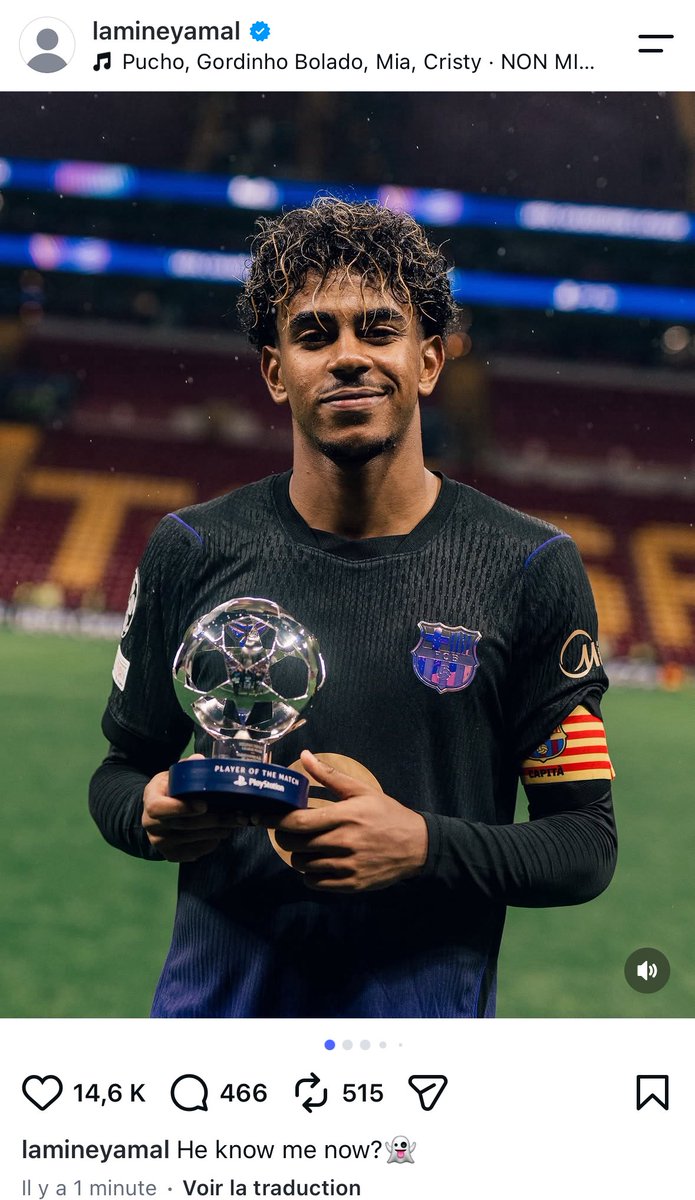ActuFoot_'s tweet photo. « IL ME CONNAÎT MAINTENANT ? » 👻

Lamine YAMAL 🇪🇸 répond à Mario LEMINA 🇬🇦. 😭

📲 IG https://t.co/PciWw6vdKt