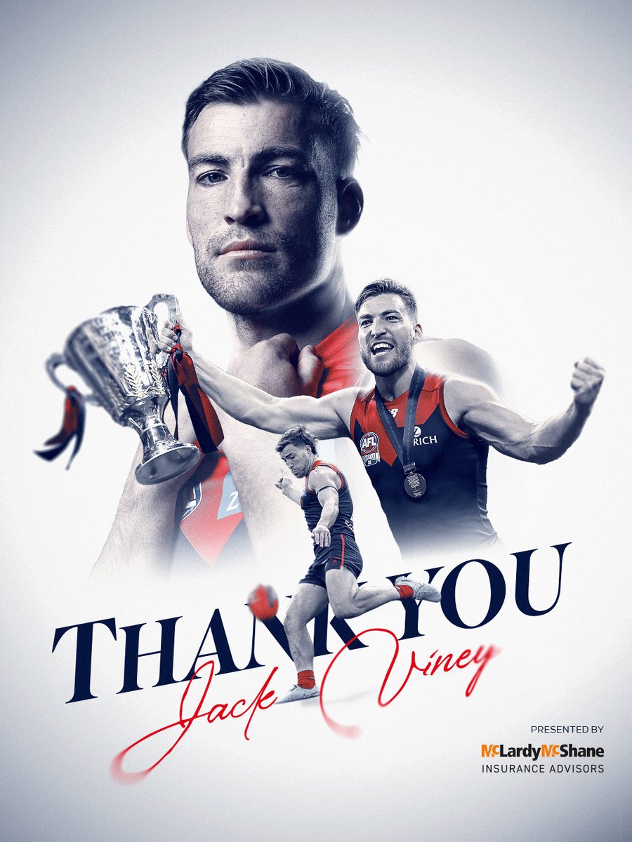 melbournefc's tweet photo. A Melbourne hero 🦸‍♂️ Your contributions to the red + blue are etched in Demons history Jack.

📝 | https://t.co/FuaQXv1S3K https://t.co/v6DCiSZdLd