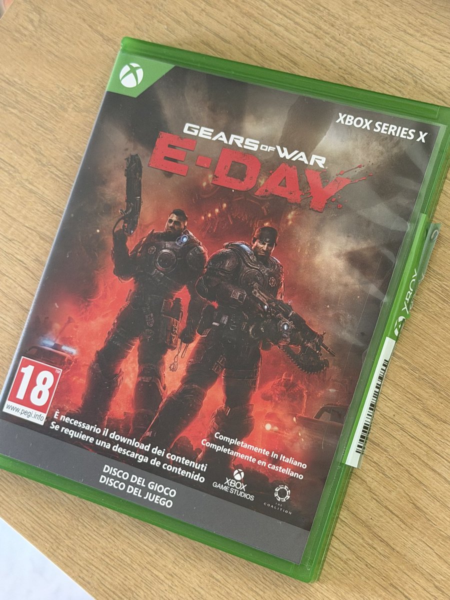 elguzdesiempre's tweet photo. Ups! @Xbox_Spain #GOWEDay https://t.co/k7jctRmXe2
