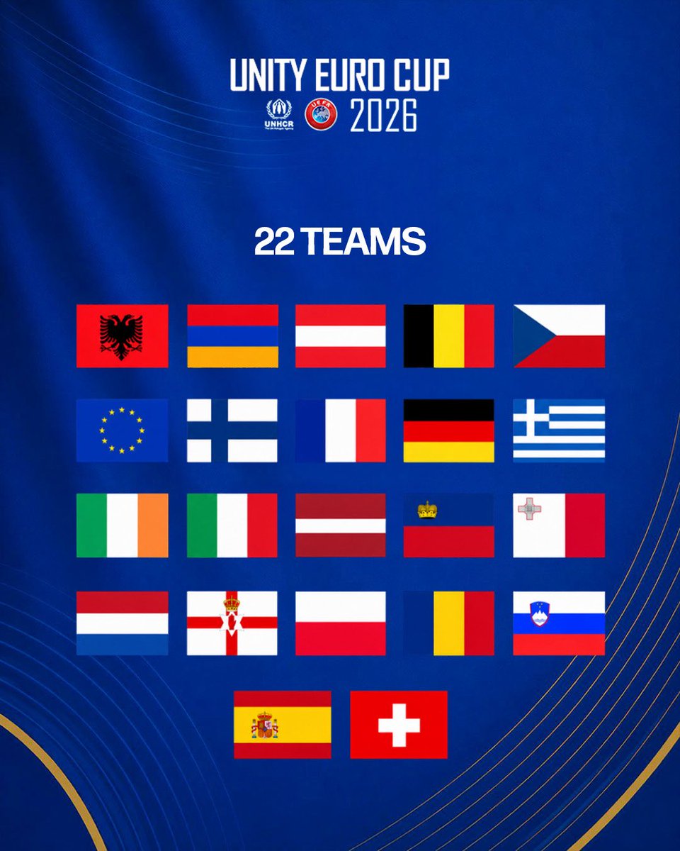 FIGC's tweet photo. 𝗠𝗔𝗧𝗖𝗛 𝗦𝗖𝗛𝗘𝗗𝗨𝗟𝗘 🗒️⚽️

Ready for the #UnityEUROCup 💥

@UEFA @UNHCRItalia 
#FIGC #UEFA #UNHCRItaly #refugees https://t.co/gdlIcaxexH