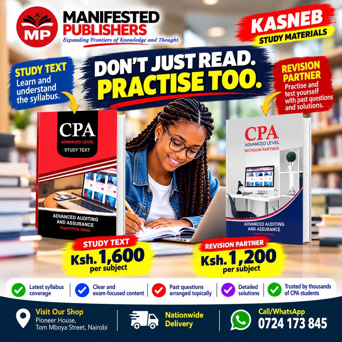 ManifestedP's tweet photo. Prepare for your CPA exams with quality, exam-focused study materials from Manifested Publishers.07173845 #odmisunbwogable #ziwalevel5hospital #grobaloilcrisis #apology #creativessupportprogramme https://t.co/56D0jxCM7b