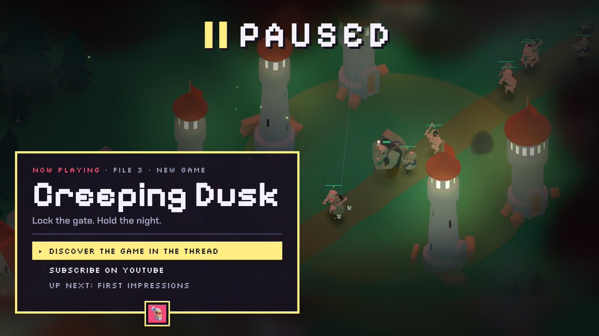 BrainstitchKYS's tweet photo. ▶️ Now Playing: Creeping Dusk

Lock the gate. Hold the night.
Here’s what I’m walking into 🧵

#CreepingDusk #towerdefense https://t.co/2Lv5zJbuBP