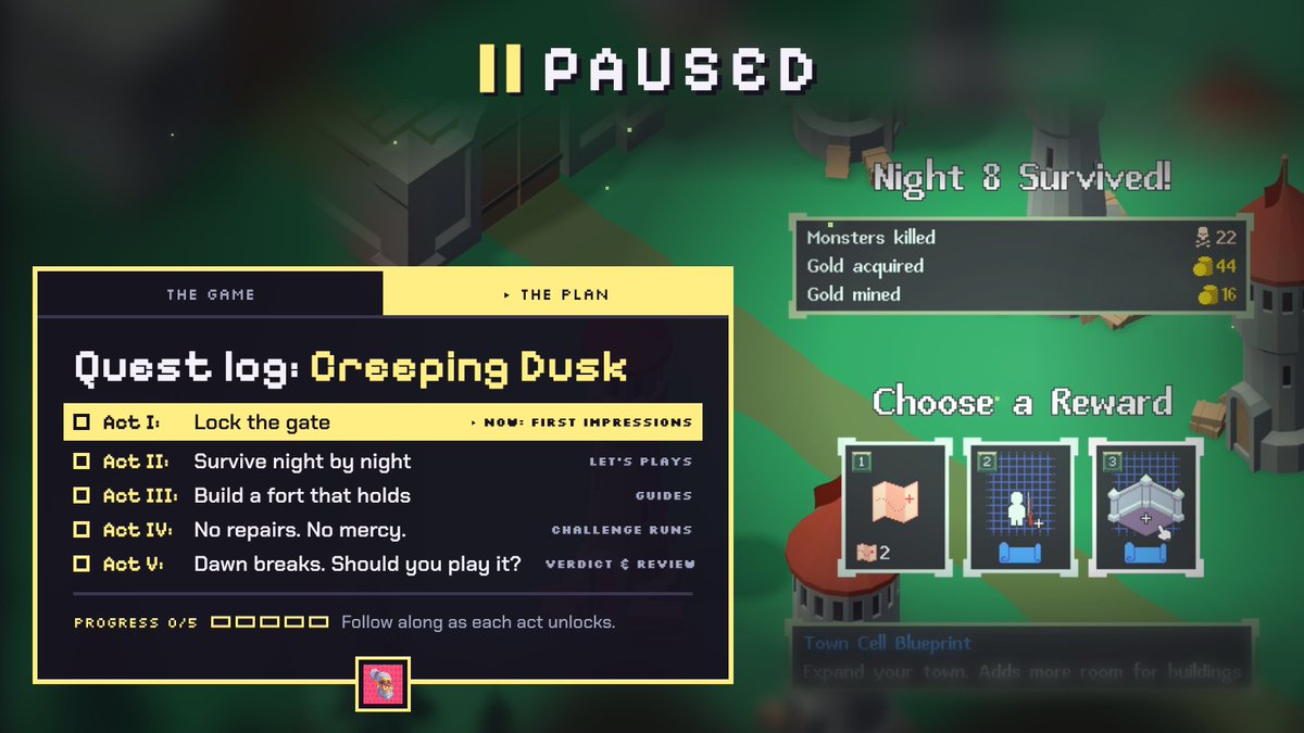 BrainstitchKYS's tweet photo. The plan: a full let’s play night by night, guides, challenge runs and a proper review.

What’s the best tower defense game you’ve ever played? https://t.co/EwYqo8VbRD