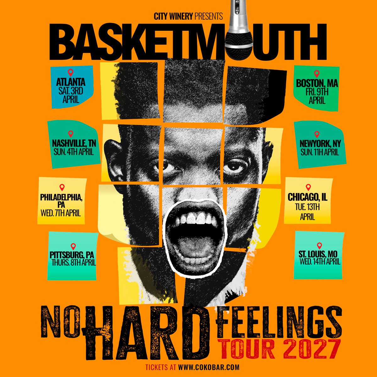 basket_mouth's tweet photo. Please don’t come to the show with your feelings. Thank you. 

Tickets now @ https://t.co/rfbWFBSFRm https://t.co/44UfD87pP0