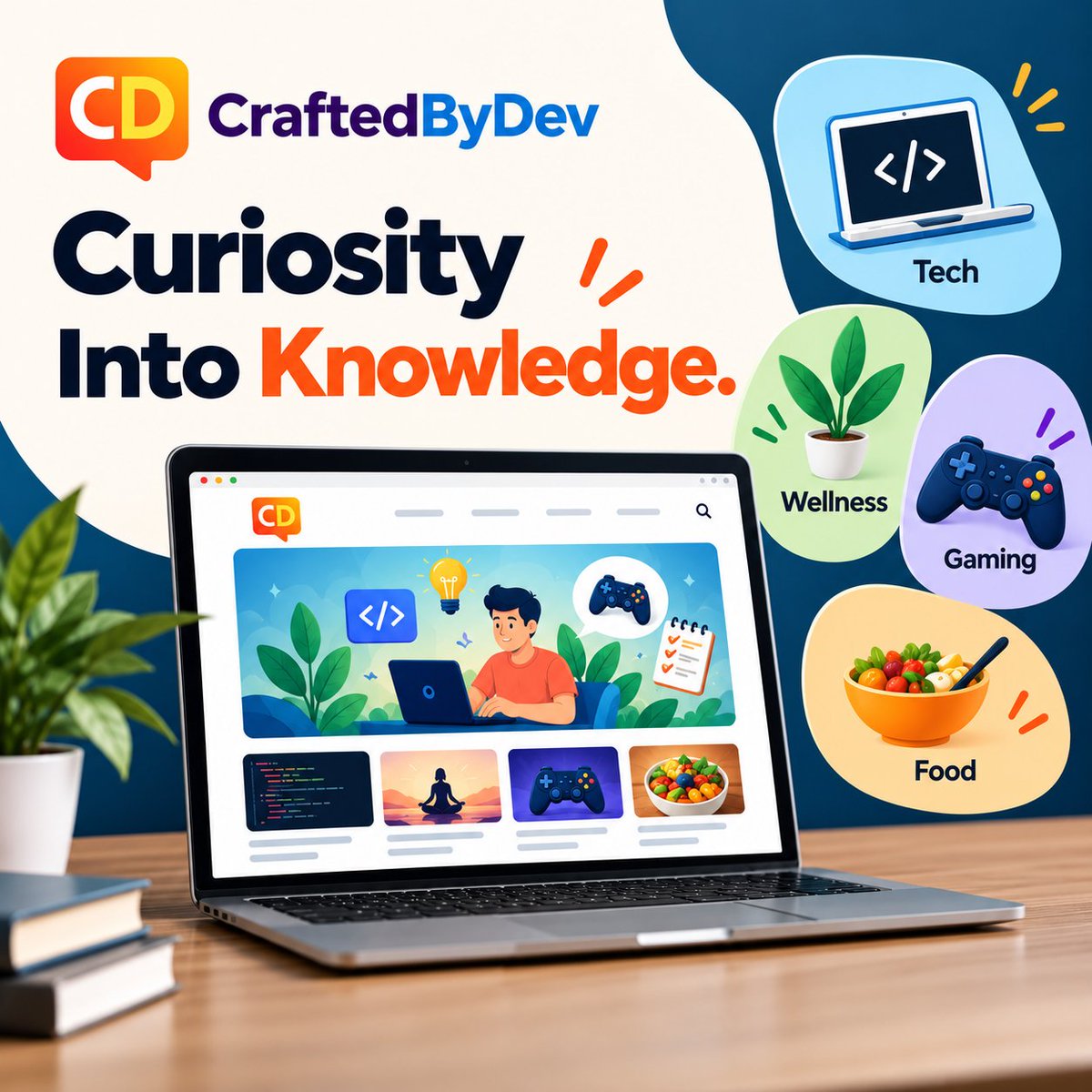 crafted_bydev's tweet photo. Curiosity into knowledge. ๐กCraftedByDev is where coding tutorials, gaming guides, wellness habits and easy recipes come together. Fresh ideas, one crafted post at a time.
#CraftedByDev #TechBlog #Coding #Gaming #Wellness #Recipes #Productivity https://t.co/kieeTrWDRA