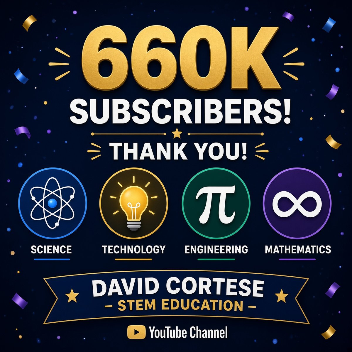 David_Cortese_'s tweet photo. ⭐⭐⭐⭐⭐

660K YouTube Subscribers!
https://t.co/k9FPevxgOa

Visit My Website!
https://t.co/Y4fxVyYldq

#ComputerEngineering
#SoftwareDevelopment
#STEMEducation https://t.co/MwvYlvvvqi