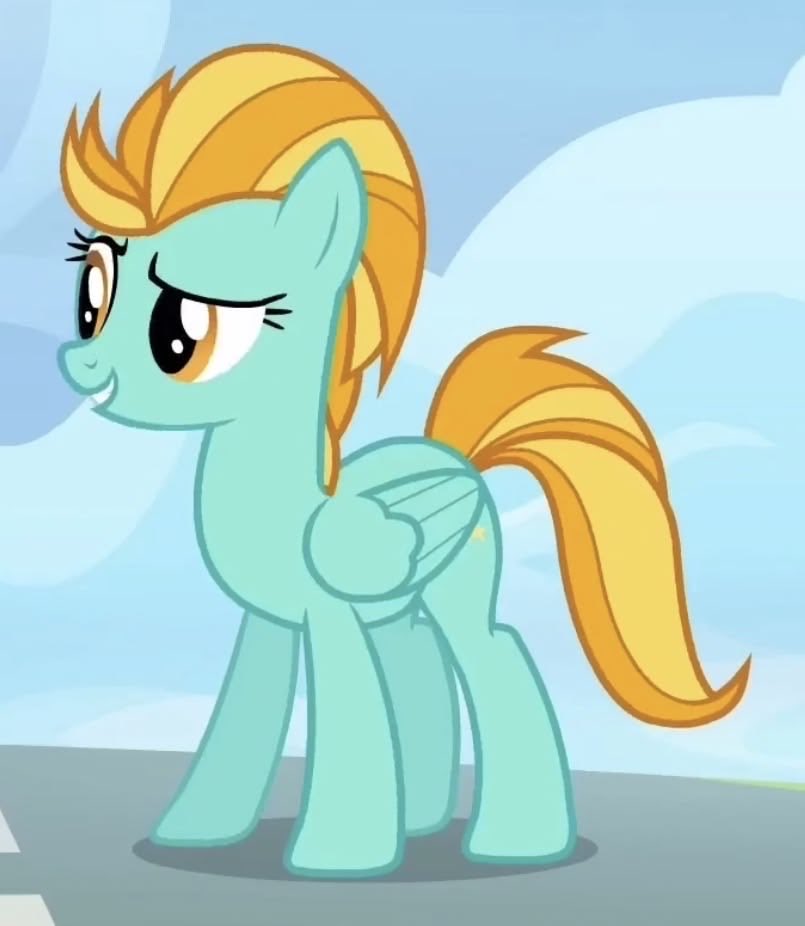 LightningPony_'s tweet photo. @Thunder_Ln Heh…well ain’t ya a brave lil man hm thunderlane https://t.co/DZ3My6ZHEO