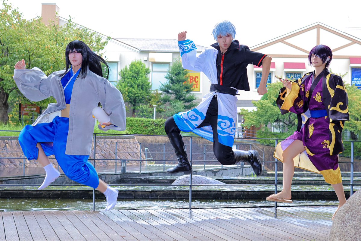 DEKA_BITA_'s tweet photo. Cos 銀魂
ジャンプ！
 #アコスタみのおキューズモール https://t.co/H8BfsDcFI7