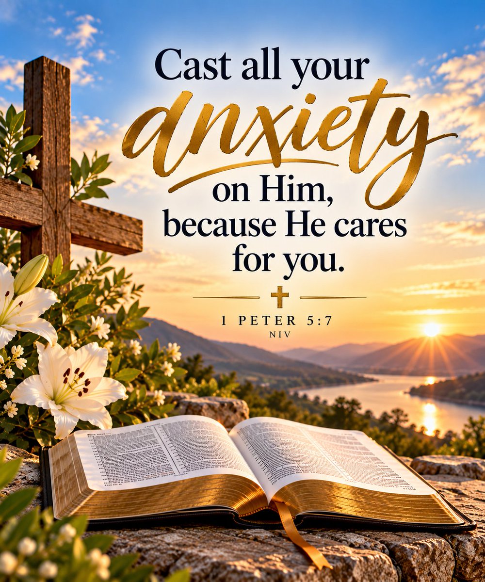 Timeless_Stacy's tweet photo. You don't have to carry every burden alone. ❤️🙏🏽 Give your worries to God and trust His unfailing love. He cares about you more than you know.
📖 1 Peter 5:7 https://t.co/QuVF1PAHcz