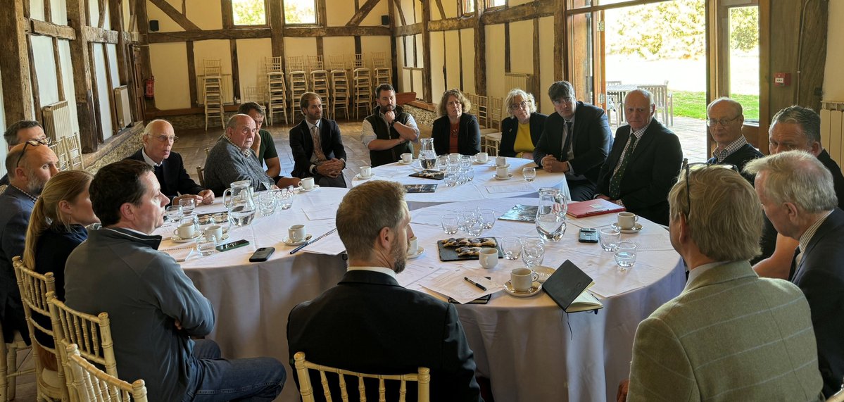 CLASouthEast's tweet photo. How will local government reorganisation impact the rural economy, and how will rural fit into this new landscape?
We arranged for members to meet the new leadership of the new West Surrey Council, which comes into power in April @CLAtweets #CLA @PaulDFollows #Surrey @LibDems https://t.co/rfFZIKoU49