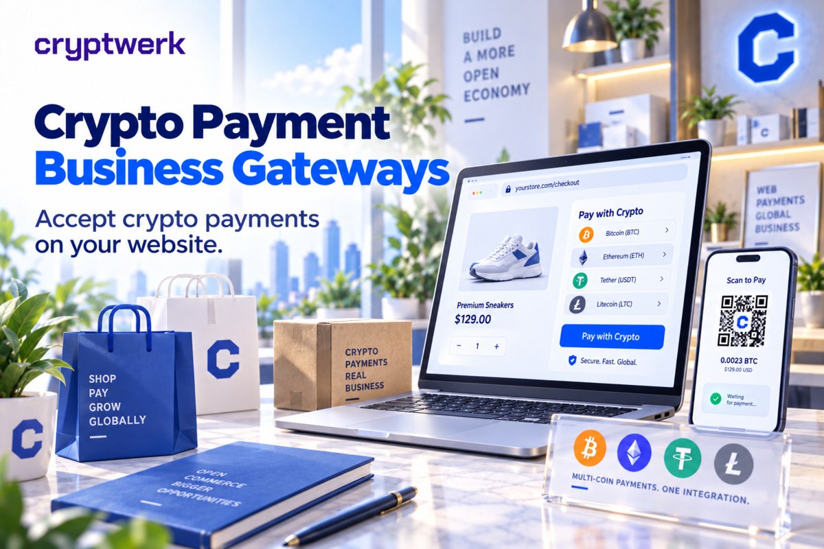 Cryptwerk_com's tweet photo. Payment Gateways for Business

Build a checkout that fits your operating model.

Businesses can accept crypto through direct wallet payments, hosted checkout or integrated gateways. Compare custody, settlement, fees, supported assets and API capability before choosing. Current leading entries include GatewayCrypto, OxaPay, PayKilla, Cryptomus and NOWPayments.

📣 Explore payment gateways

#PaymentGateway #CryptoBusiness #AcceptCrypto