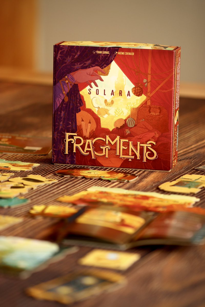 tabletoppings's tweet photo. 🧩 Fragments: Solara feels a bit like someone turned an old point-and-click adventure into cardboard. 
👉 One to look out for at Spiel ’26. Here’s what we thought: https://t.co/667ldCcpCH

#boardgames @IELLO_France https://t.co/DleBvoWCpU