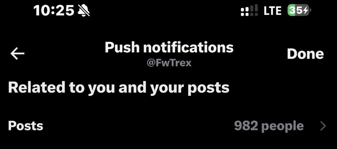 FwTrex's tweet photo. 900+ post notifications. I’ll need to turn some off “ inactive only btw” for real this is way too much. 🤦‍♂️ https://t.co/vMahTXCNp6