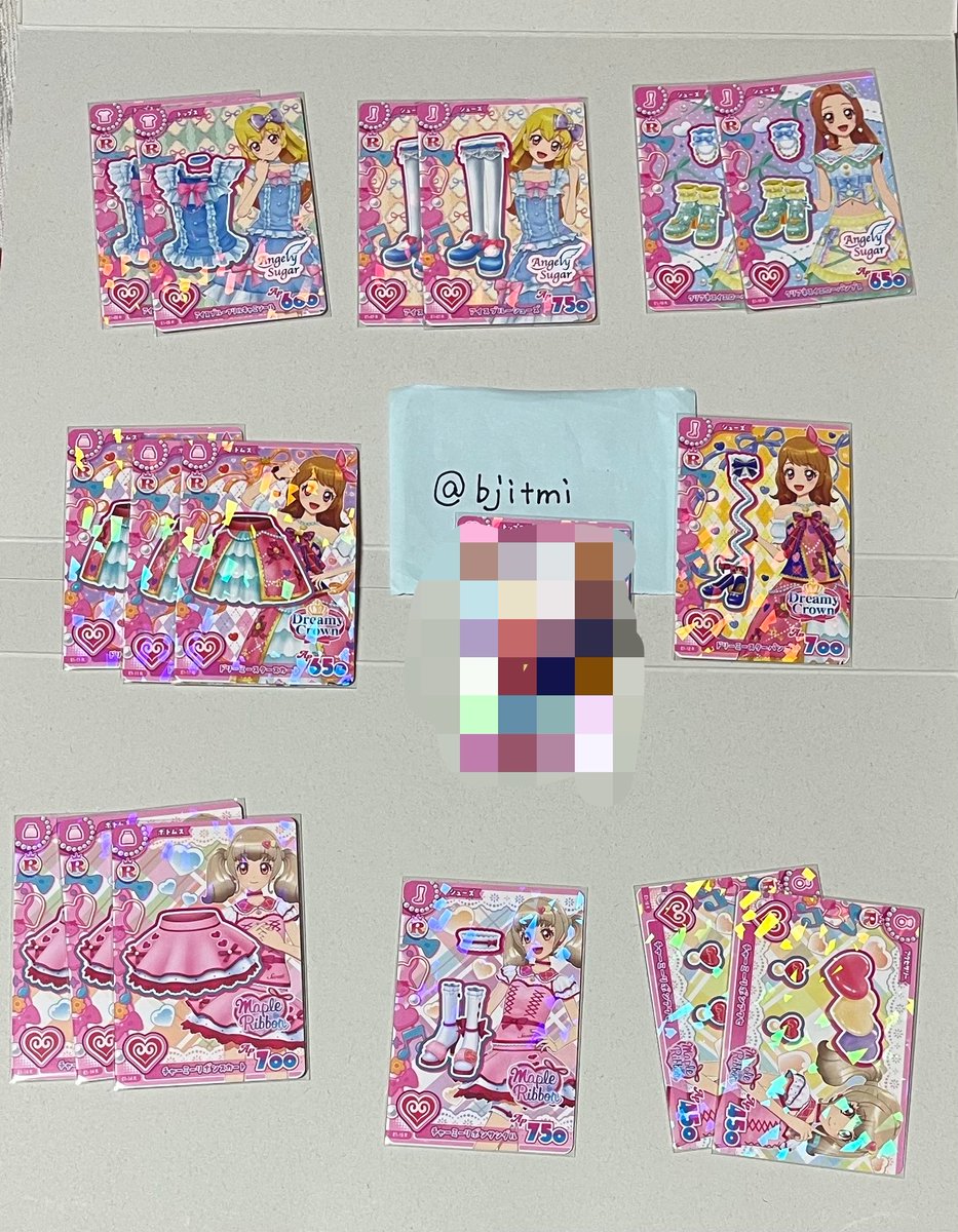 bjitmi's tweet photo. アイカツアンコール カード　交換

譲￤画像1.2.3枚目
求￤画像4枚目

比率についてはご相談ください。

郵送希望です。
再度お声掛けしてくださってもかまいません。
お気軽にお声掛けください🙇🏻‍♀️

#アイカツ　#アイカツアンコール　#アイカツ交換 https://t.co/UONZLh0sXa