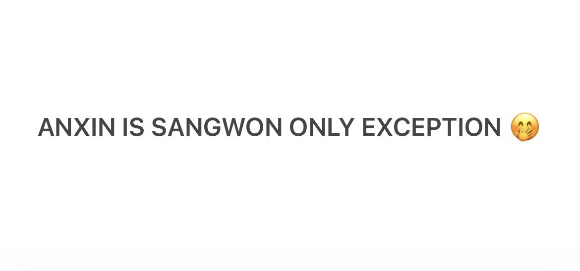 belgeonwoo's tweet photo. he calls anxin baby, he said he doesn't kiss other members except anxin, he says ily to anxin often, he hate touching but acts all clingy only to anxin, he said 30 min is the maximum that he can be without touching anxin, when he kissed ax shoulder he said he was recharging... https://t.co/Pa2WtEGkSq