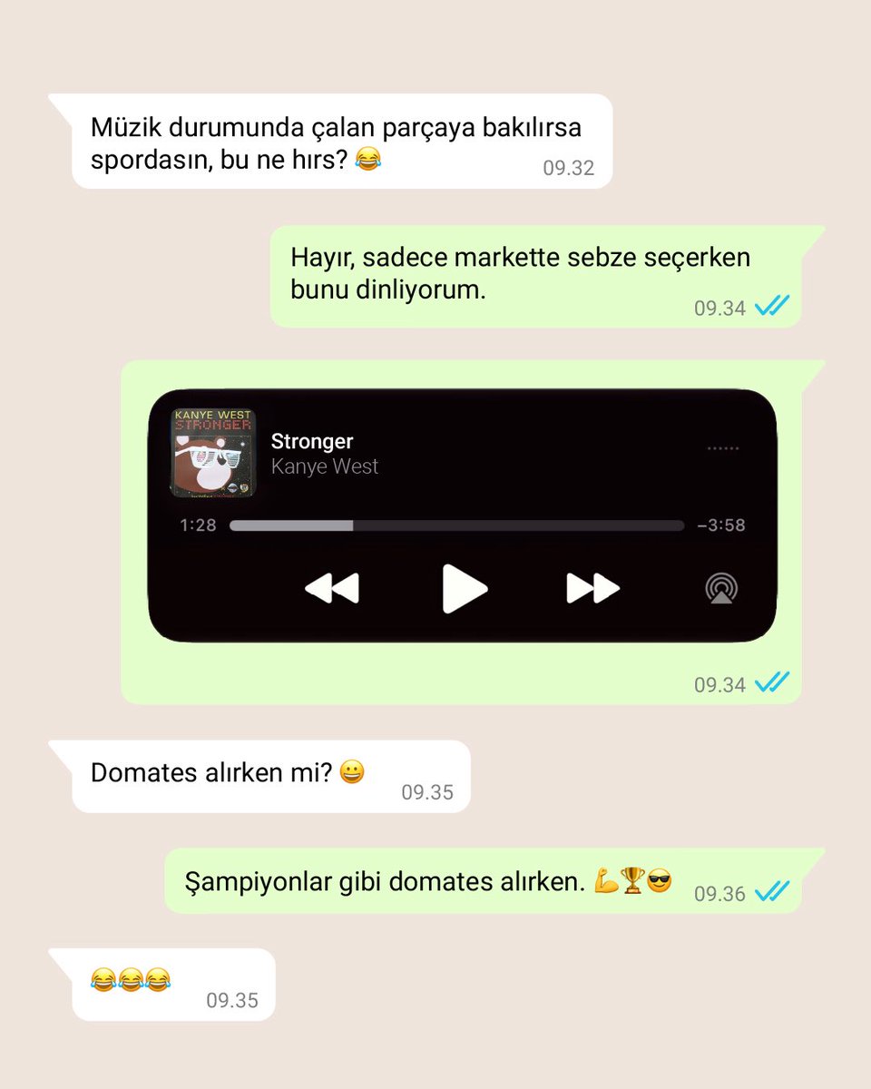 msg_online's tweet photo. En sıradan alışverişini bile Dünya Şampiyonası finaline dönüştüren o motivasyon parçaları... 🛒🔥 Senin motivasyon şarkıların hangisi? 

Those motivation tracks that turn even the most basic grocery shopping into a World Championship final...  

#MSG #MüzikBirleştirir https://t.co/UJ54W3n1Er