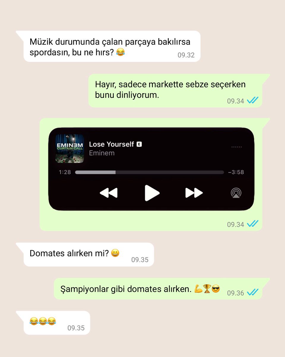 msg_online's tweet photo. En sıradan alışverişini bile Dünya Şampiyonası finaline dönüştüren o motivasyon parçaları... 🛒🔥 Senin motivasyon şarkıların hangisi? 

Those motivation tracks that turn even the most basic grocery shopping into a World Championship final...  

#MSG #MüzikBirleştirir https://t.co/UJ54W3n1Er
