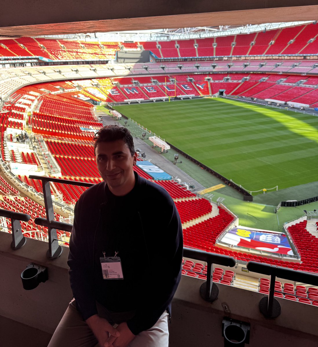 Av_Emin_Ozkurt's tweet photo. Behind the scenes at Wembley! 🏟️⚽️ 

Great catching up with my @FIFAcom Commercial Legal Course classmate Paul, Head of Legal at @England. 

Discussed the latest in sports law and exciting future collaborations. 

Thanks for the amazing hospitality! 🙌💼 

#SportsLaw #TheFA https://t.co/bNFxHfj5e8