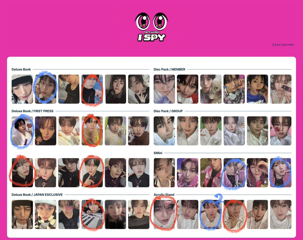 Ut_zvm's tweet photo. nct wish 「ispy」 앨포 미공포 교환 구합니다!

있어요💙
구해요❤️

버전 안맞아도 괜찮습니다..
대영이 구합니다..

엔시티 위시 NCT WISH 아이스파이 아스파이 슾아이 시온 사쿠야 리쿠 유우시 재희 럭드 쥬얼 미공포 특전 양도 교환 예판 https://t.co/2leer3BZA5