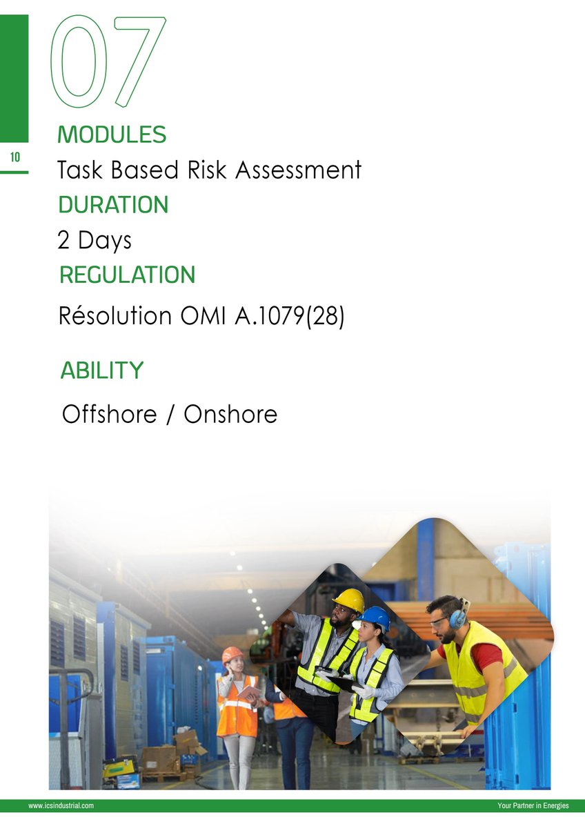 IcsIdustrial's tweet photo. ✨️« Anticipez les risques, sécurisez vos opérations ! »

Grâce à la formation Task Based Risk Assessment, apprenez à identifier les dangers, à évaluer les risques liés à chaque tâche et à mettre en place des mesures de prévention efficaces pour garantir la sécurité de tous, sur site comme en offshore.

La prévention des risques, un engagement pour une sécurité durable.

#ICSIndustrial #TeamICS #InnovationIndustrielle #Semainedelindustrie #ICSIndustrial #ManpowerSolutions #OilAndGasSupport #LogistiqueInternationale
#FormationProfessionnelle #CateringServices #SécuritéQualité #InnovationIndustrielle #TeamICS #semainepositive