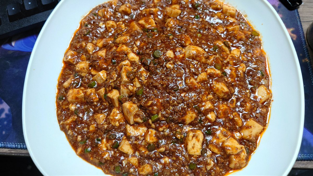 tomygames's tweet photo. お家で作る陳麻婆豆腐
AIのおかげでかなり近づいてきたぞ
#晩ごはん https://t.co/m4l096ZYSC