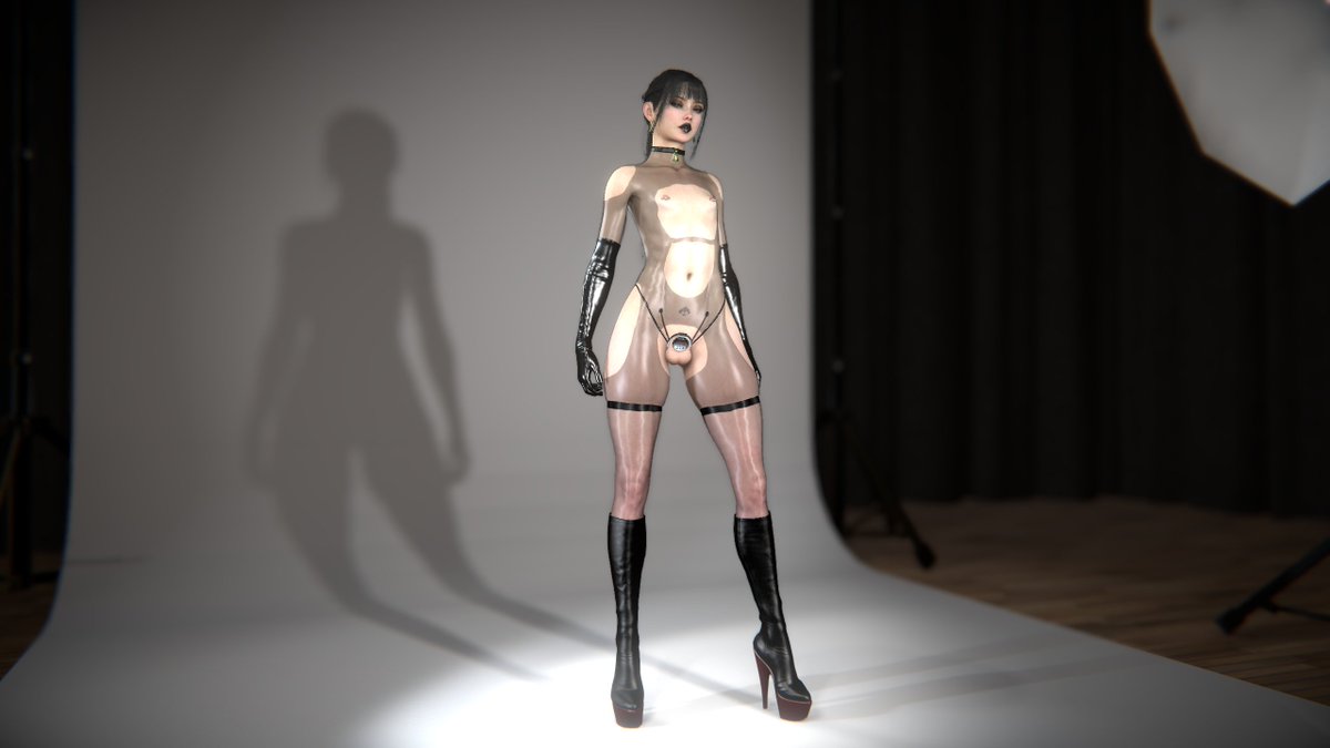 MackGFour's tweet photo. Locktober hits with a femboy comeback from Aimi. Choose his outfit by voting through Patreon and Subscribestar now !🥳 https://t.co/IABttnfGgN