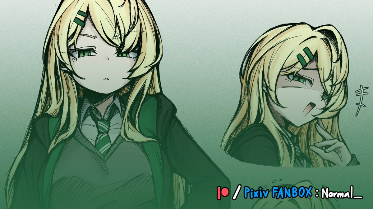 Normal_Nol's tweet photo. 🐍【Characters Sketch】 Malfoy-chan (TSF)🐍
-
【Sample】 ▼
Pixiv : https://t.co/awIJxv31wf

2 Ver. - Available now only on ▼
【🔷】 : https://t.co/F2lGzVQPSW
【🔶】 : https://t.co/tvDyW0d6nb
-
#Malfoy #TSF #マルフォイ #女体化 https://t.co/o3S6NeT26G