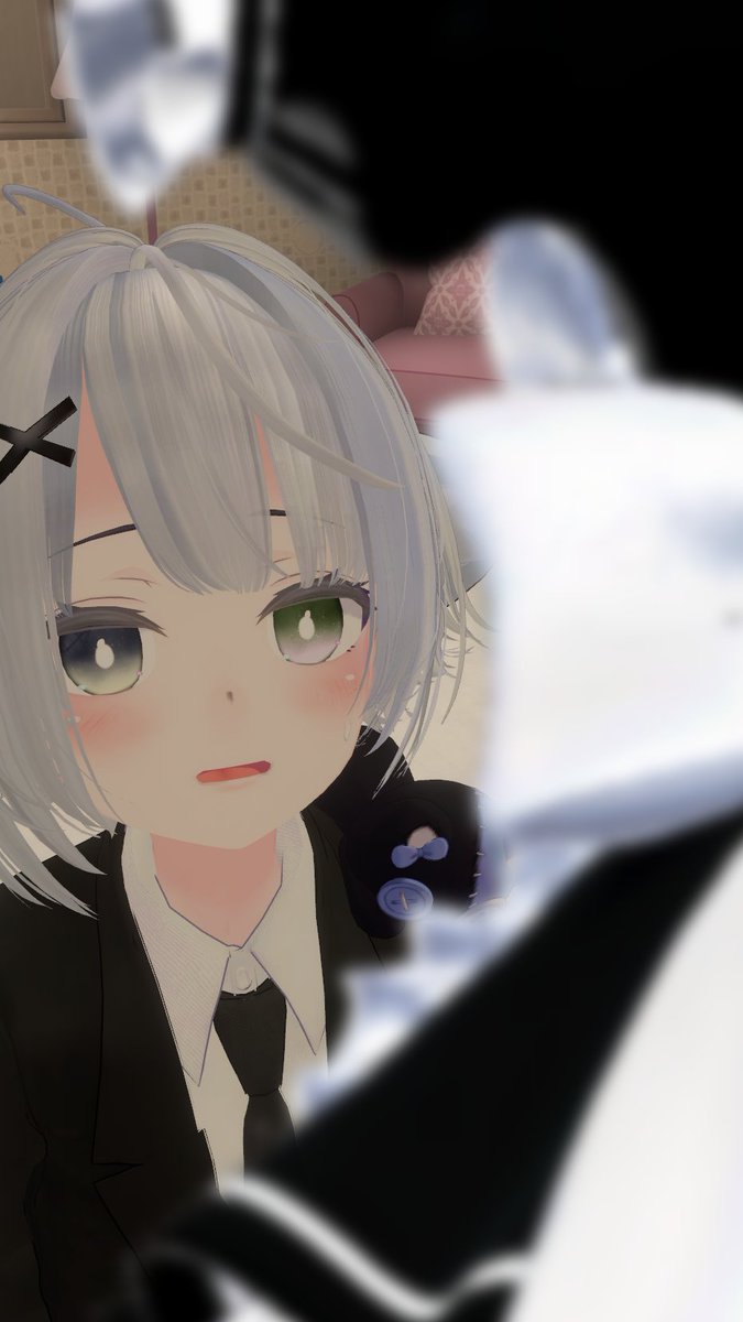 Nu1toVR's tweet photo. ？？「ゴメンぬゐくん！替えの服これしかなかった！！」

ぬゐ「ええぇっ！？！？」
#VRCキャッツテヰル https://t.co/4Kks0fnwJW