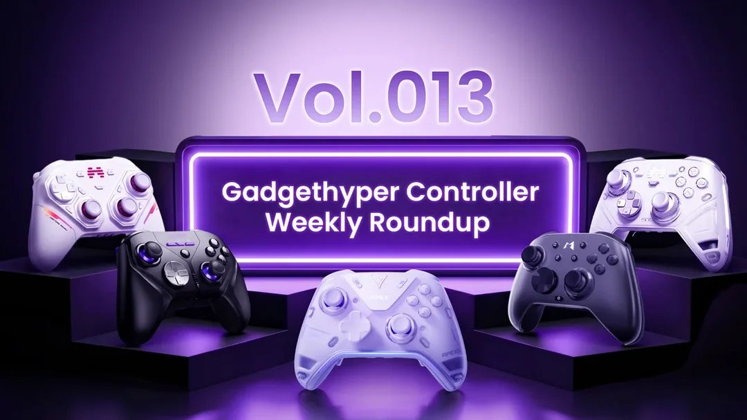 GadgetHyper's tweet photo. Pro Controller Weekly Roundup Vol. 13: 8K Everywhere

Razer just brought 8000Hz to the Wolverine V4, SCUF has joined the 8K club with the Nemesis Pro, and Nacon went in a completely different direction by putting a screen on a PS5-licensed controller.

But the spec sheets don’t tell the whole story — Razer’s 8K mode comes with a trigger-rumble trade-off, while Nacon’s new screen replaces the PS5 touchpad entirely. 

Also this week: new GameSir G7 Pro 8K colors and a first tease of the Machenike G5 Pro V3.

Catch up on everything in Vol. 13:
https://t.co/6wbEhWMi0l

#GamingController #PCGaming #Razer #SCUF #GameSir