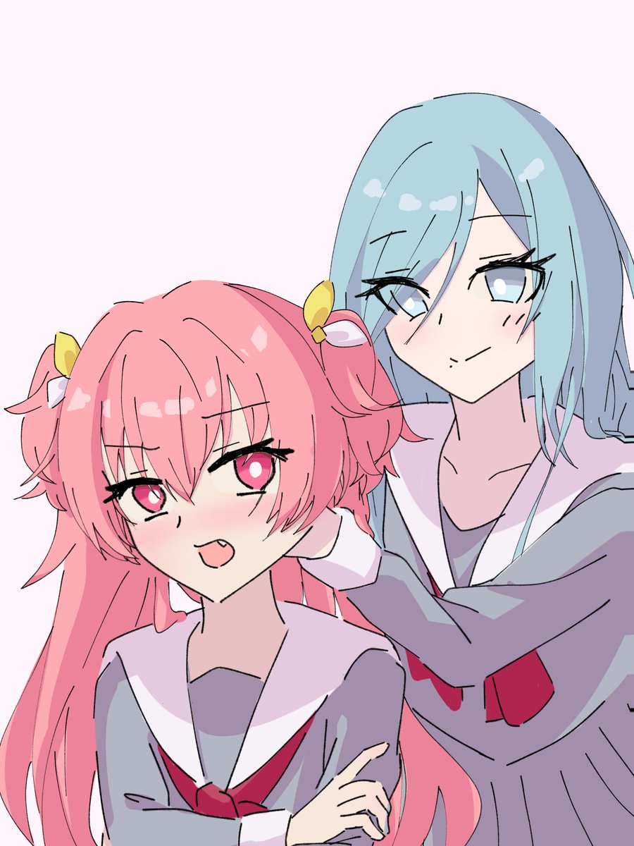 natsu_mikan811's tweet photo. 【月末までにプロセカキャラ全員描くチャレンジ】
8回目　桃井愛莉 &amp; 日野森雫

#prsk_FA #しずあい https://t.co/dwrwwOIvZA