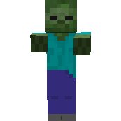 Coceshi001's tweet photo. ゾンビ(マイクラ) https://t.co/Go4B9uN2Gz