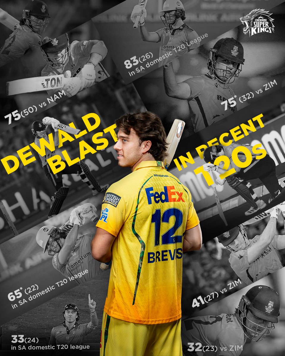 ChennaiIPL's tweet photo. Just can't stop scoring! 🔥 

#WhistlePodu #Yellove 
📸 : South Africa Cricket https://t.co/6eN0Pso5As