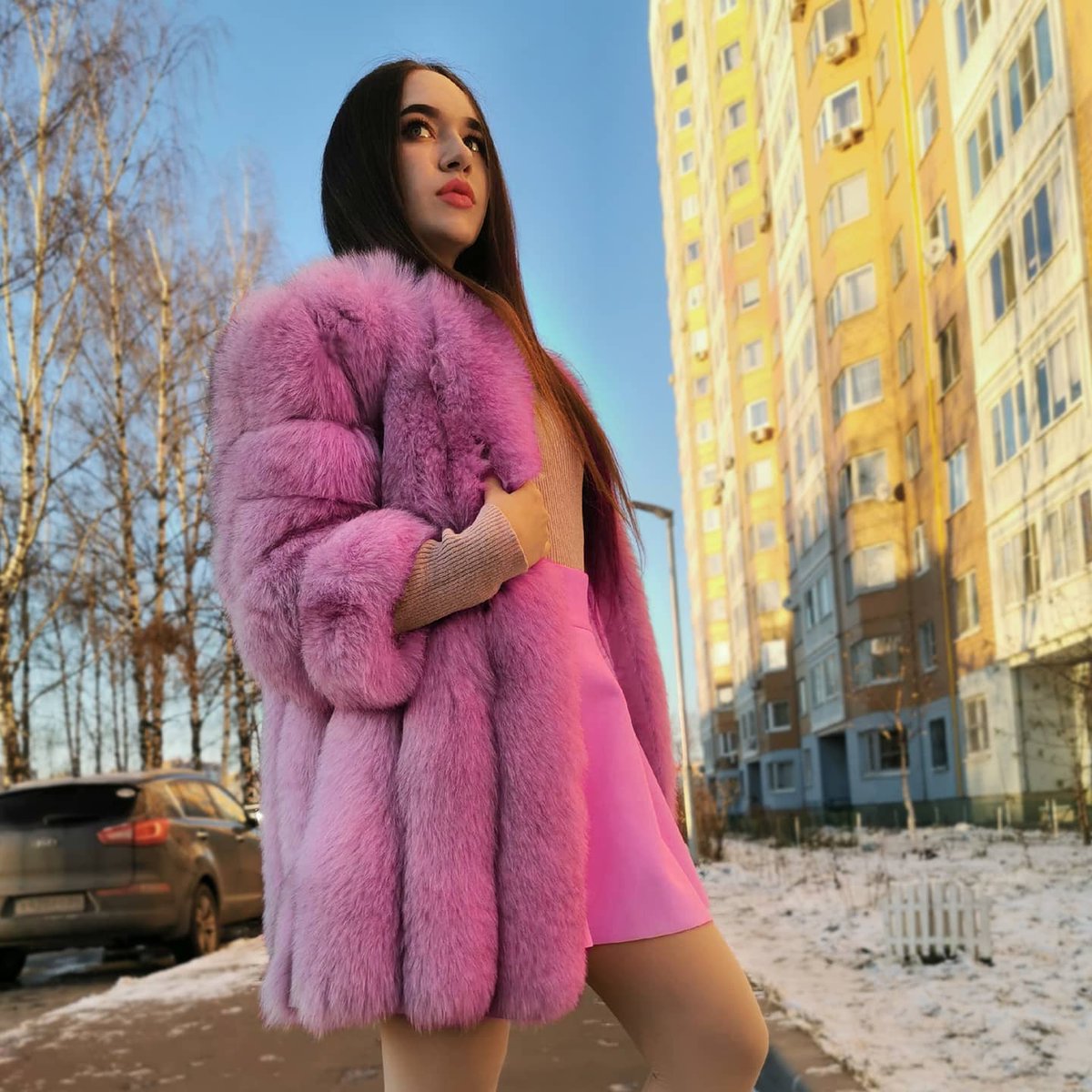 Usui_misakii's tweet photo. Pink is the new black 🌸... winter#winterlook #Moscow #like4like#pinkisthenewblack#pinkygirl#barbie #likeforlike #instalike #instagirl#glamour #pinkfur #chica #bonita #niñabonita #hermosa#guapa https://t.co/djcPmtkh2o