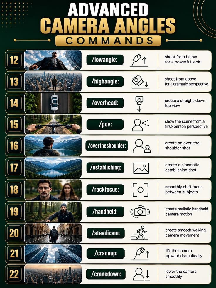 adrianaia_'s tweet photo. Si tus imágenes con IA parecen todas iguales, el problema no es el modelo. Es la cámara.

11 comandos de ángulos avanzados para darles look de cine 👇 https://t.co/KH7MbzSddE