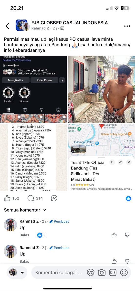badakperawan_'s tweet photo. Maling duit total 500jt up

Kalo ketemu gebukin aja sampe mati.
Domisili sekitar jawa barat (pindah-pindah orangnya)

Kalo bisa nemuin dan bisa ngembaliin duit saya, saya kasih fee 2 jt. 

(Bahkan dulu ada yg sayembara juga dari seller besar siap ngasih 10jt 😆) https://t.co/8c2T0p4mJj