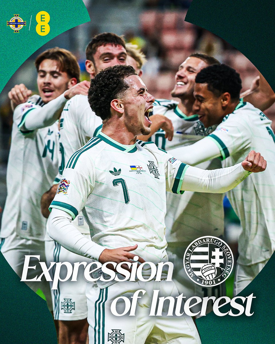 NorthernIreland's tweet photo. 📣 Hungary (A) Reminder: Expression of interest for Campaign Package holders closes at midday today and a public expression of interest will open and be available up to midday on Monday 19 October 🎟️ #GAWA https://t.co/JtnupsUBD2