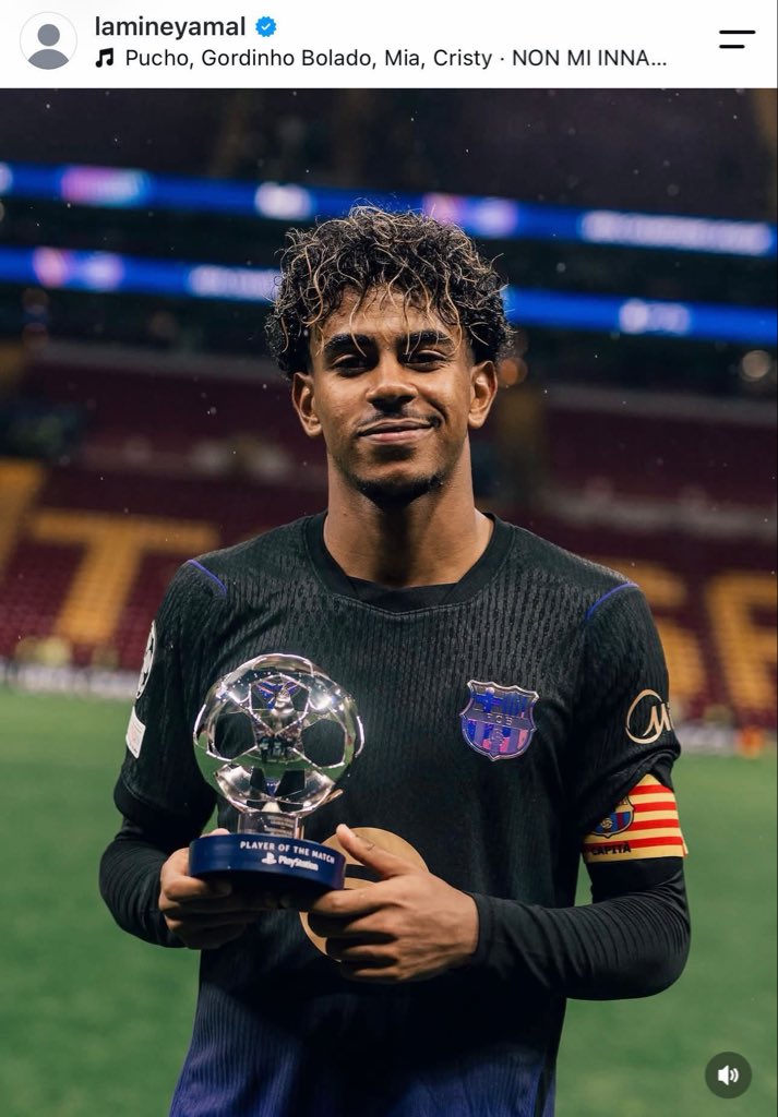 barry_must_win's tweet photo. 🚨🌟 : LAMINE YAMAL VIA IG - “ HE KNOWS ME NOW ? “ 🥶🥶✨ https://t.co/YIiJ6UFtqH