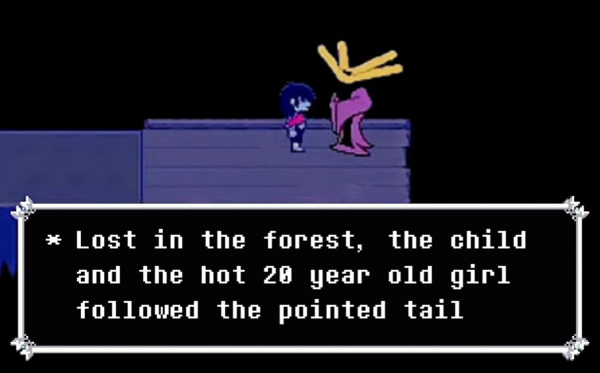 wandydoodles's tweet photo. If fanon dess was in deltarune https://t.co/m1z6kalimh