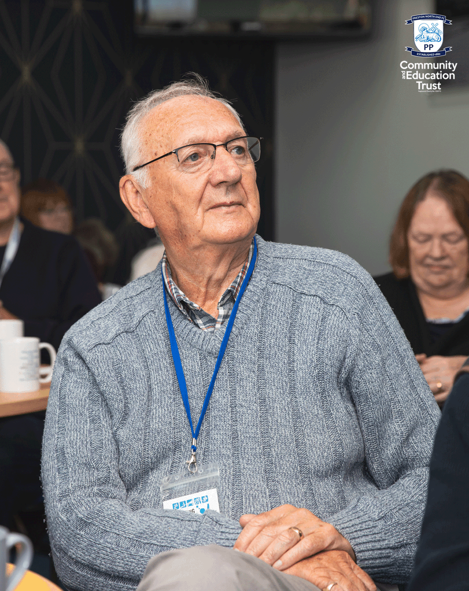 pnecommunity's tweet photo. Celebrating the people who bring Sporting Memories to life! 🫶

Today marks the first #SportingMemoriesDay and 15 years since the organisation was established.

At yesterday’s @SportsMemNet session, we welcomed Tony Hesketh to Deepdale as our guest speaker. A familiar face across Preston’s football community, Tony spent around a decade managing Fulwood Amateurs and now serves as the club’s chairman. ⚽️

Sporting Memories brings people together through a love of sport while creating opportunities to enjoy a conversation, revisit favourite sporting moments and a sense of togetherness and community.

Thank you to Tony for coming along, and to our members, staff, volunteers and partners for making our weekly sessions possible! 👏

#PNECET | #pnefc
