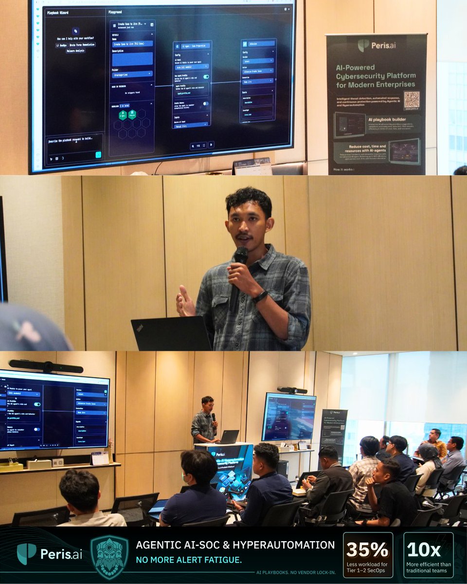 peris_ai's tweet photo. Cyber resilience goes beyond compliance. Fragmented alerts and manual workflows still slow security teams down.
Brahma Fusion connects existing tools and automates responses.
Follow https://t.co/VSGtgvp8gN for more insights.
#CyberResilience #BrahmaFusion #PerisAI https://t.co/tBJERzNuNH