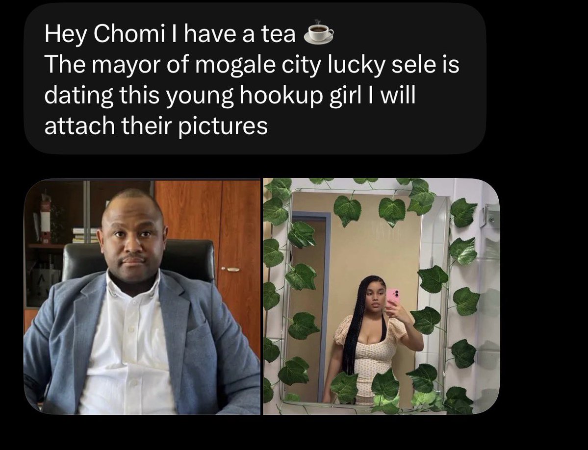 discreetdiva_'s tweet photo. Meet the very married LUCK SELE the mayor of Mogale city  he is cheating on his wife with his full time  hook up side chick .

#discreetdiva🫦 https://t.co/LLN4QWPei4