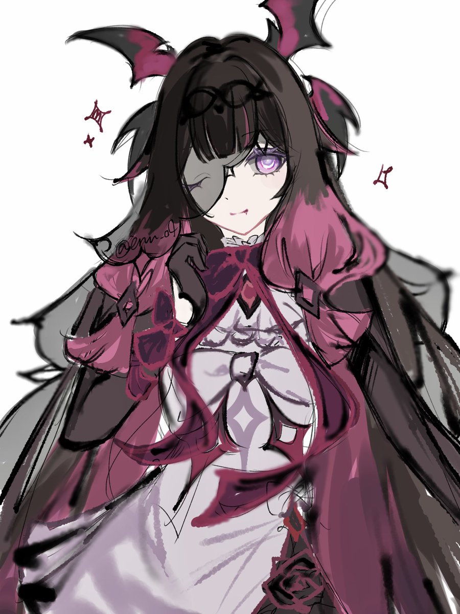enu_o4's tweet photo. 描きたかったビジュのビーナちゃん https://t.co/bfz8qNk8gP