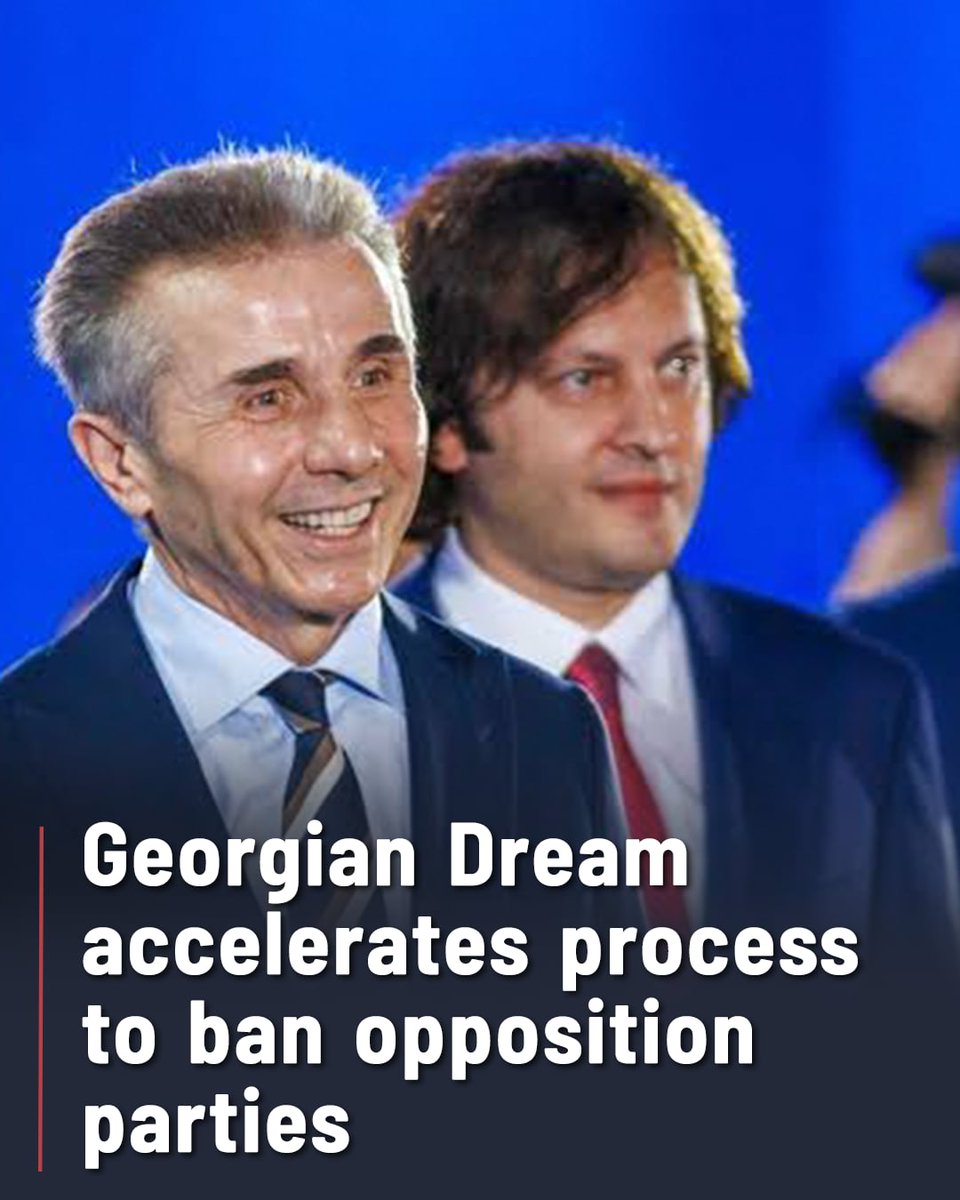FormulaGe's tweet photo. Georgia’s Constitutional Court will hear Georgian Dream’s lawsuit seeking to ban opposition parties on October 21, 22 and 23, according to opposition politicians.

Lelo leader Irakli Kupradze said the hearings had been “rushed,” while Gakharia for Georgia member Berdia Sichinava said the court called him and told him to appear at the hearing on “your ban,” without formally sending the lawsuit or waiting for the party’s written position.

The case concerns a lawsuit filed by 88 Georgian Dream MPs seeking to examine the constitutionality and possible banning of five opposition forces: Unity – National Movement, Coalition for Change – Gvaramia, Melia, Girchi, Droa, Strong Georgia – Lelo, For the People, For Freedom!, the Federalist Party, and Gakharia for Georgia.

The court has published the plenary composition. Revaz Nadaraya will chair the hearings, while Vasil Roinishvili will serve as rapporteur judge.