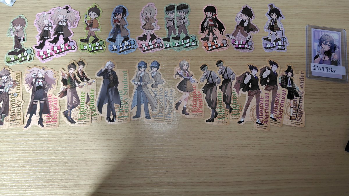 Nn7793ks's tweet photo. 交換 譲渡
ダンガンロンパ 百均 DAISO Seria
第1弾 第2弾

求：リプライにて

譲：画像のもの

求の狛枝、七海に関しては1:3までの比率違い可能です。

検索からもお気軽にお声掛けください。 https://t.co/Rc7uFWEmtu