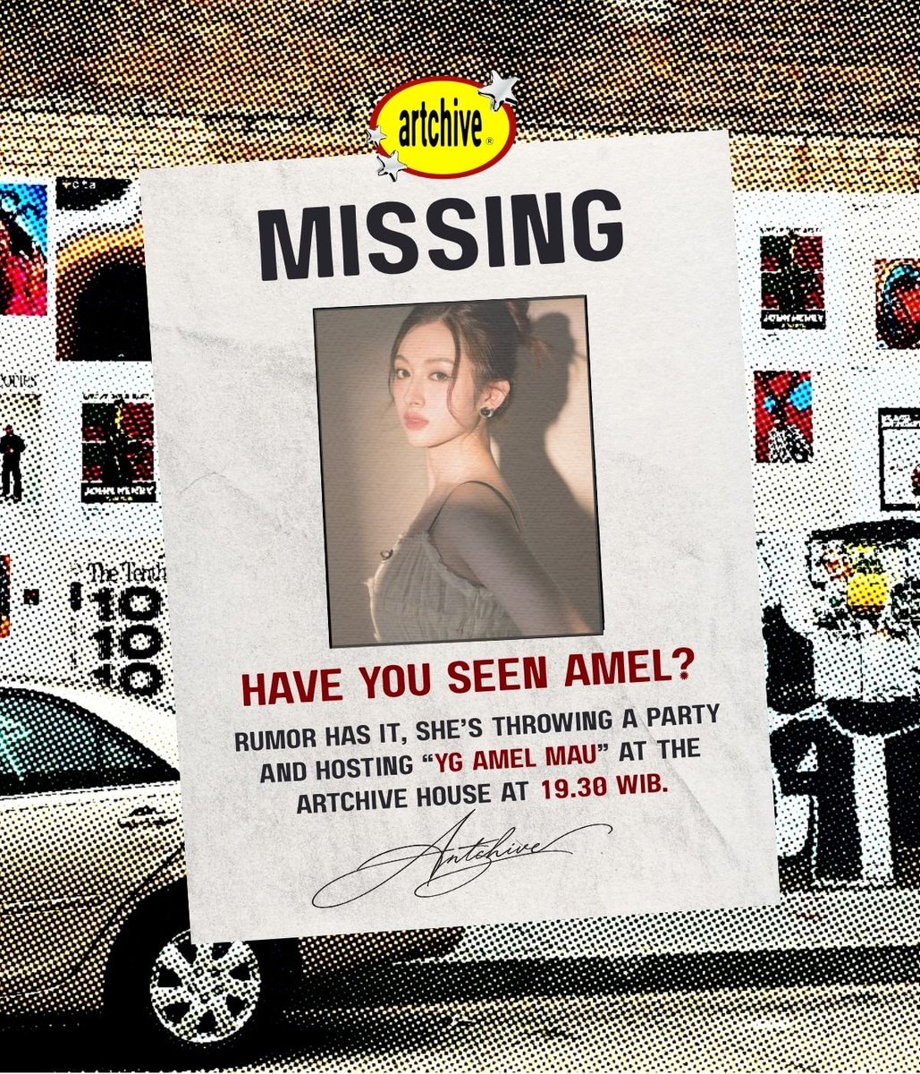 AMEELcore's tweet photo. ⠀

So… AMEL's got something planned for today. “Yg AMEL MAU” at 𝘁𝗵𝗲 𝗔𝗿𝘁𝗰𝗵𝗶𝘃𝗲 𝗛𝗼𝘂𝘀𝗲, anyone? You know damn well this could go either way.

Host: AMEL
What: Yg AMEL MAU
When: 19.00 WIB

Pull up. Let's see who folds first. © 𝗧𝗵𝗲 𝗔𝗿𝘁𝗰𝗵𝗶𝘃𝗲, 2026.

⠀ https://t.co/N4uRDneBdy