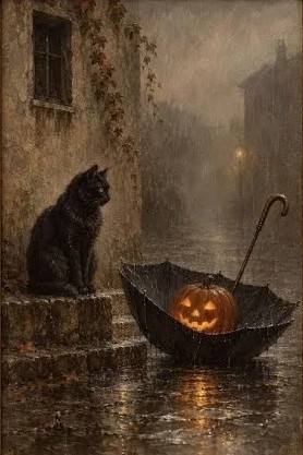Stasha__'s tweet photo. #GoodWednesdayMorning ☕️🌞#Halfway🐪 It's going to rain all day here 🌧️Such an October thing to do🎁Stay Safe and Be Kind 🕊️💙💛 https://t.co/Njc8cwQkMw