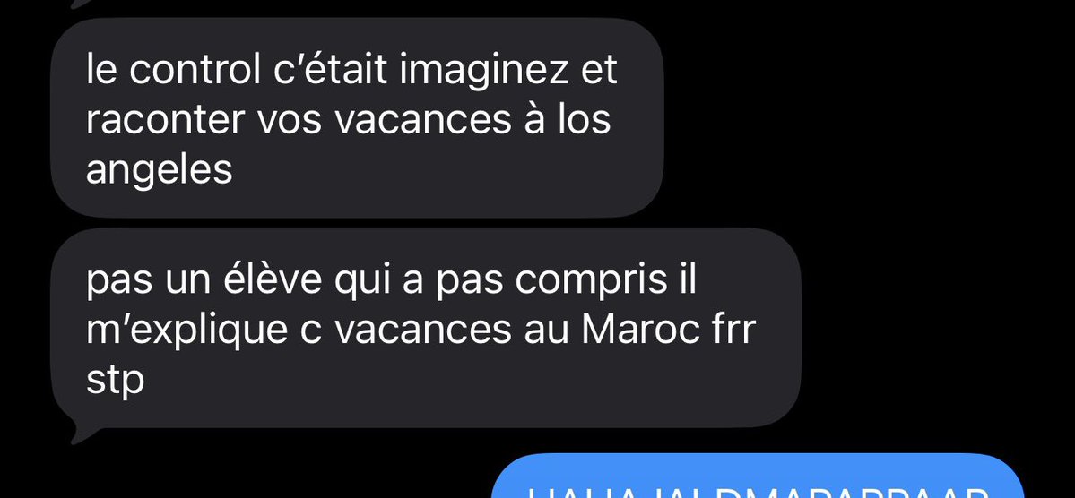 souselnube's tweet photo. ma pote est prof et lvdm les enfants sont si drôles https://t.co/ZwaFbyloNU